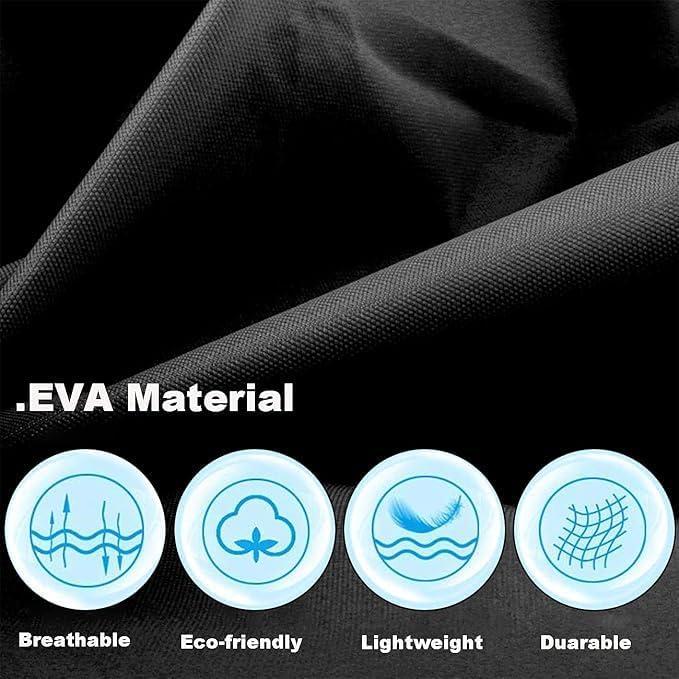 CHANEDE Rain Poncho, [Pack of 2] Portable EVA Raincoat with Hood Reusable Rain Coats Emergency Camping Survival Kits - Image 3