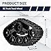 equlup 116 RC Truck Track Wheel Tire Set 4PCS Heavy Duty Rubber Tyre Upgrade Parts Replacement for Off Road Military RC Crawler - Image 4