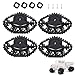 equlup 116 RC Truck Track Wheel Tire Set 4PCS Heavy Duty Rubber Tyre Upgrade Parts Replacement for Off Road Military RC Crawler - Image 2