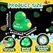 Deekin 100 Pcs LED Light up Mental Health Rubber Duck Mental Health Awareness Items 2 Green Ribbon Cute Small Rubber Ducks Glow Toy Gifts for Fundraiser Party Supplies - Image 4