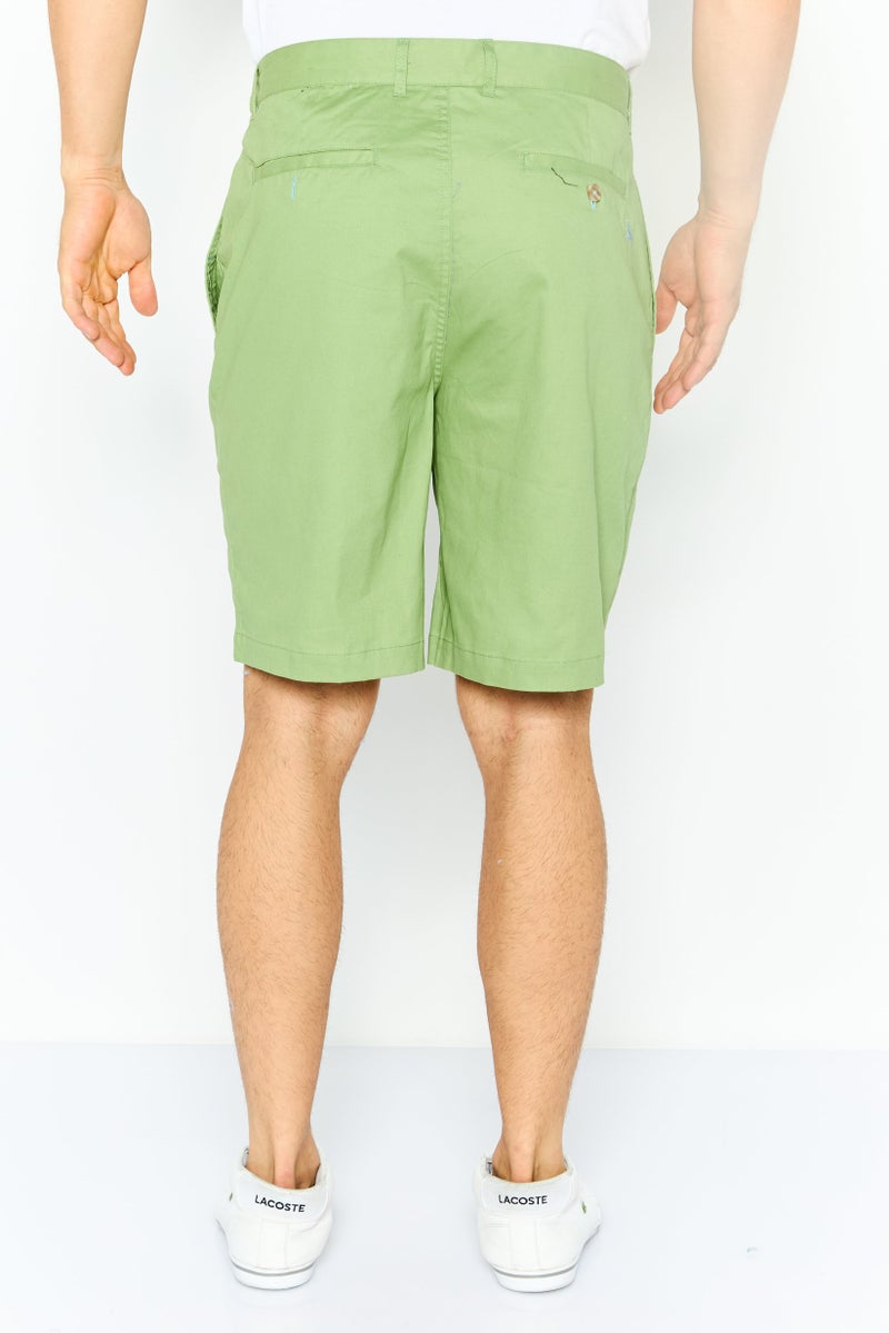 Tailorbyrd - Men Solid Basic Short, Green - Image 1