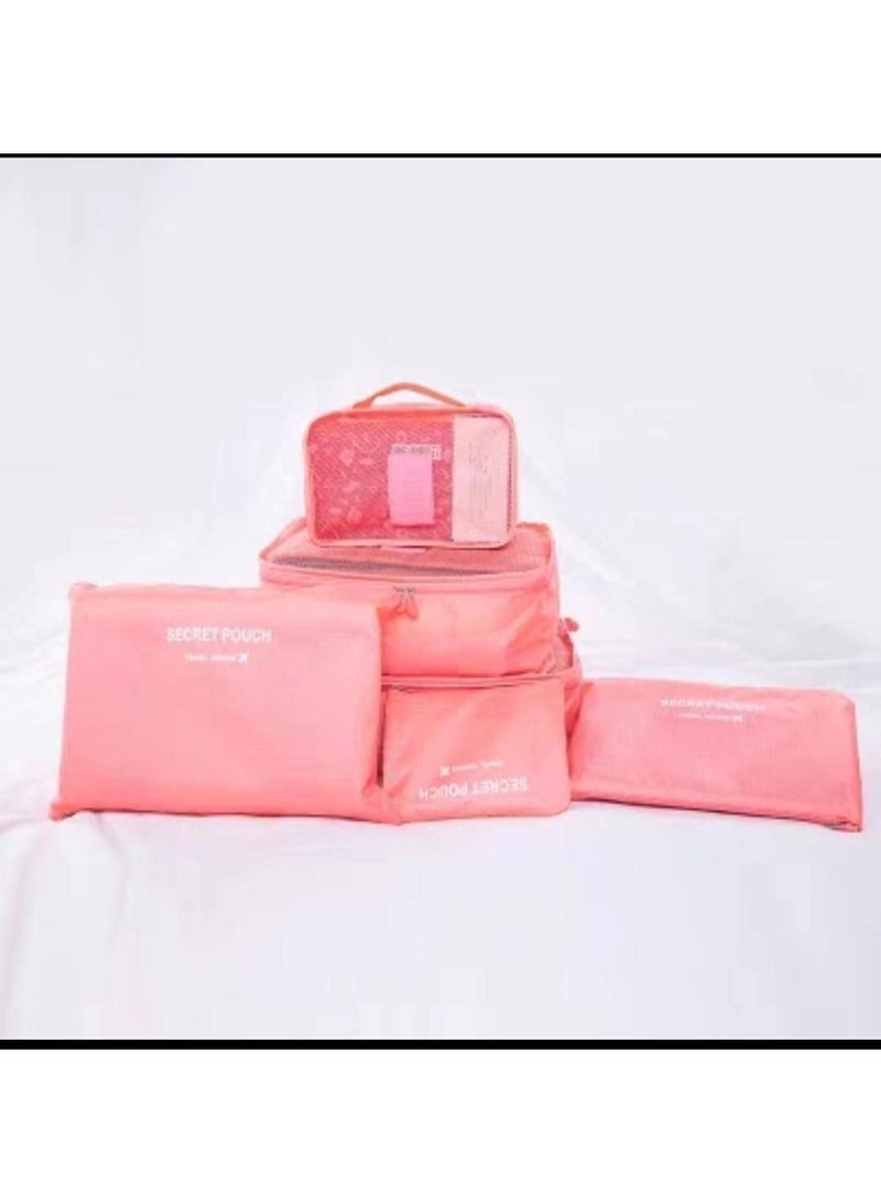 6-in-1 Travel Bag Organizer Set – Perfect organization with high quality and durable zippers for travel and commuting. - Image 3