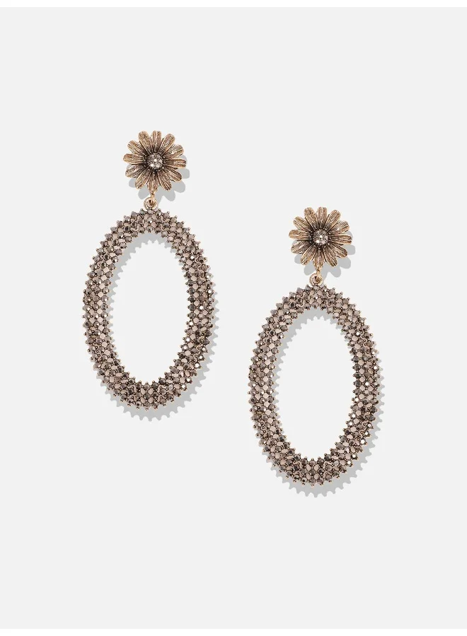 Sohi  Pack Of Maxi Daisy Circular Artificial Drop Earring Jewellery for Women | Best Price UAE