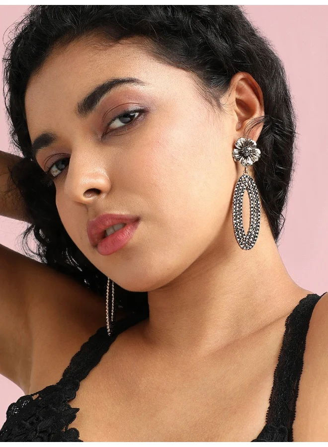 Sohi  Pack Of Maxi Daisy Circular Artificial Drop Earring Jewellery for Women | Best Price UAE