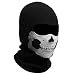 Aikuer Black Balaclava Ghosts Skull Full Face Mask Windproof Ski Motorcycle Face Masks Tactical Balaclava Hood for Men Women Youth Halloween Cosplay Outdoor Sport Cycling Skiing Hiking - Image 2
