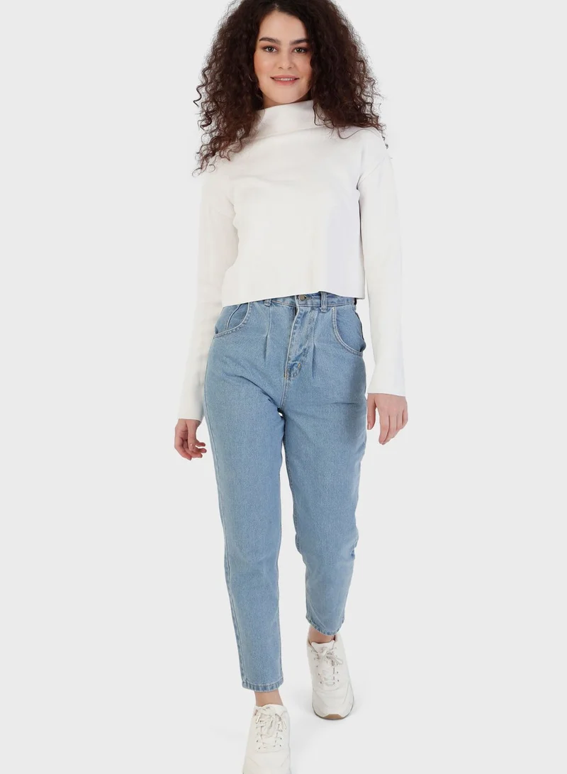 Benin by modanisa High Waist Jeans