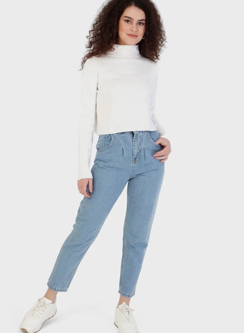 Benin by modanisa High Waist Jeans