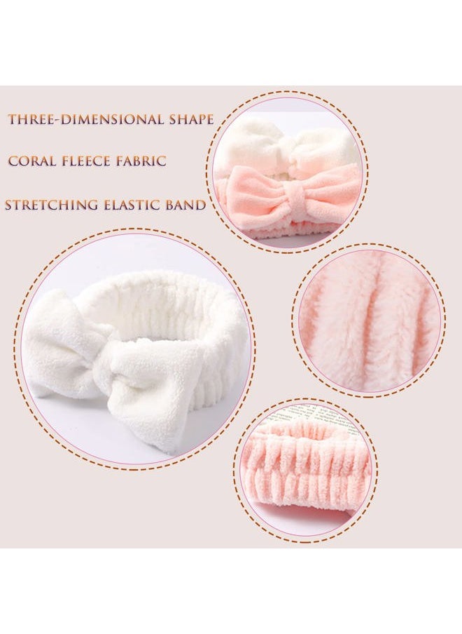 HoveBeaty Wrist Towels for Washing Face, Spa Face Wash Headband and Wristband Set Microfiber Wrist Scrunchies Highly Absorbent Washband (6 PCS)  - Image 3