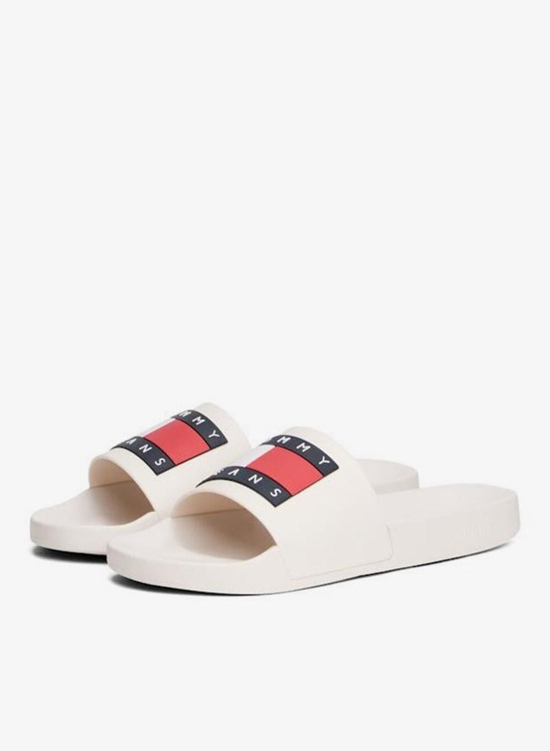 TOMMY JEANS Flag Badge Pool Slides - Image 1