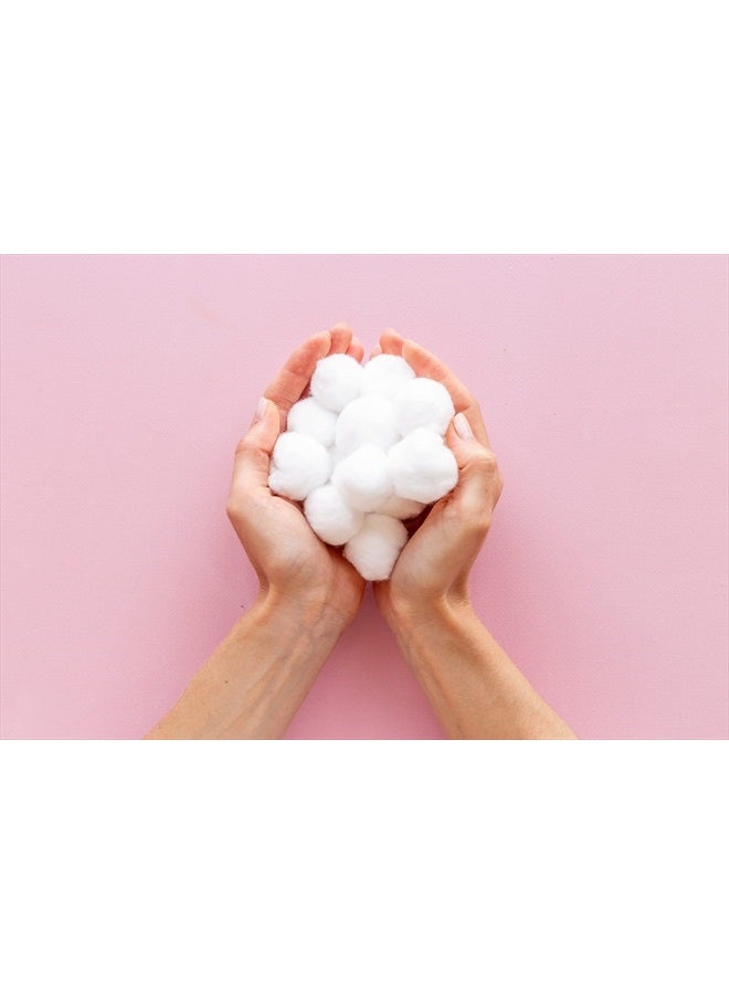 DecorRack 300 Small Cotton Balls for Make-Up, Nail Polish Removal, Pet Care, Applying Oil Lotion or Powder, Made from 100% Natural Cotton, Soft and Absorbent for Household Needs (300 Count) - Image 5