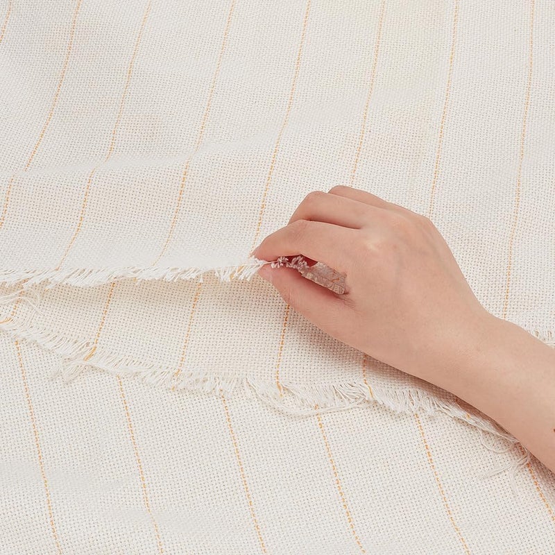 كلاراكو قماش تطريز أساسي من كلاركو، مقاس 59×39.4 بوصة، نسيج إبرة مثقوبة يدوي الصنع بخطوط مميزة، صناعة السجاد يدويًا، قماش راهب فاخر لتطريز إبرة مثقوبة، مقطوع بالمسدس، وقماش وبر كلاركو - Image 4