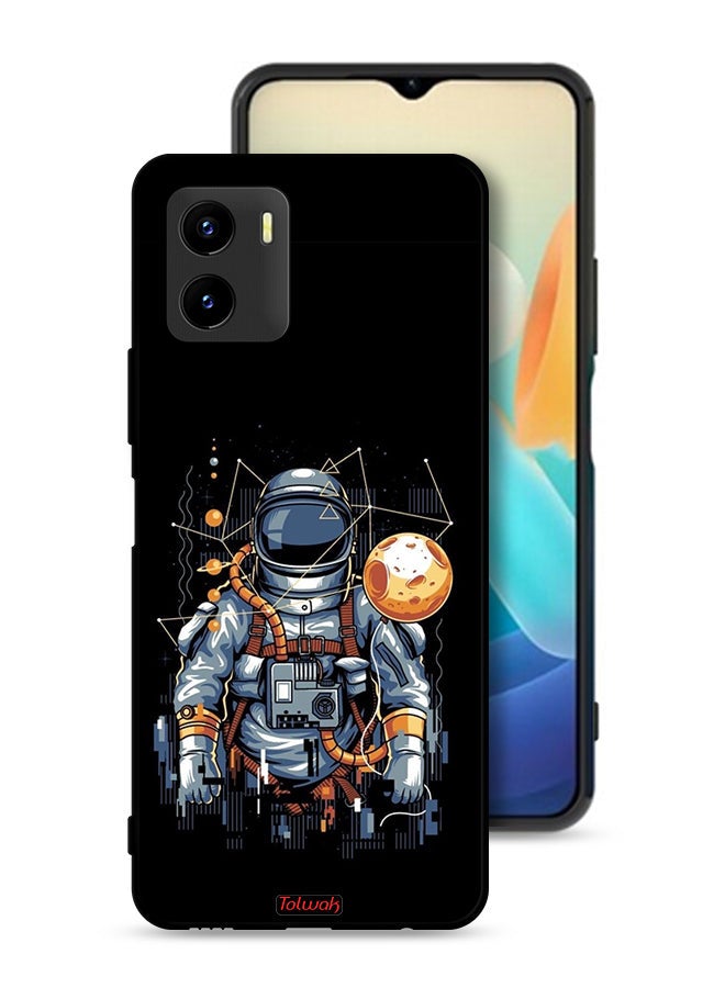 Tolwak Vivo Y15s Protective Case Cover Astronaut Abstract Art - Image 1