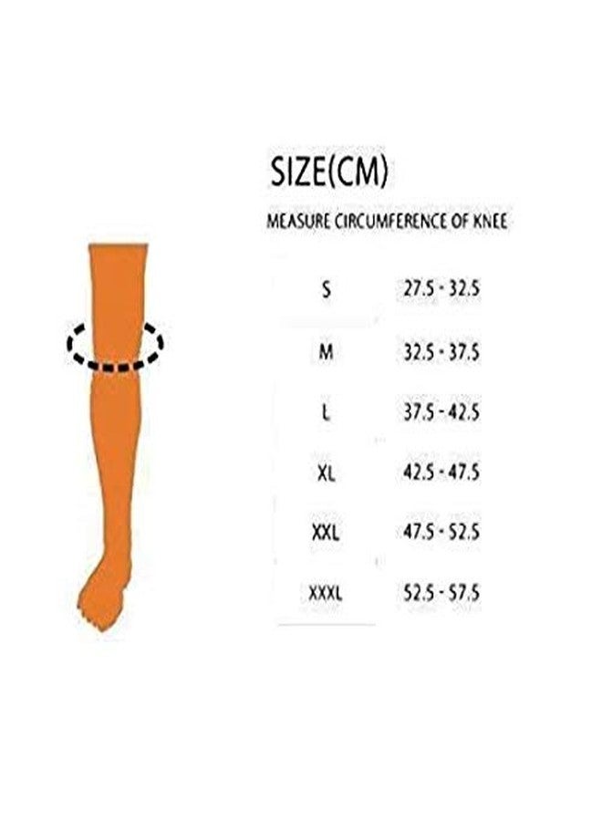 KUDIZE Knee Support Cap Brace/Sleeves Pair For Sports, Pain Relief, Knee Compression Support, Exercise, Running, Cycling, Knee Cap Guard Brace For Men And Women (1 Pair) (XXXL) - Image 4