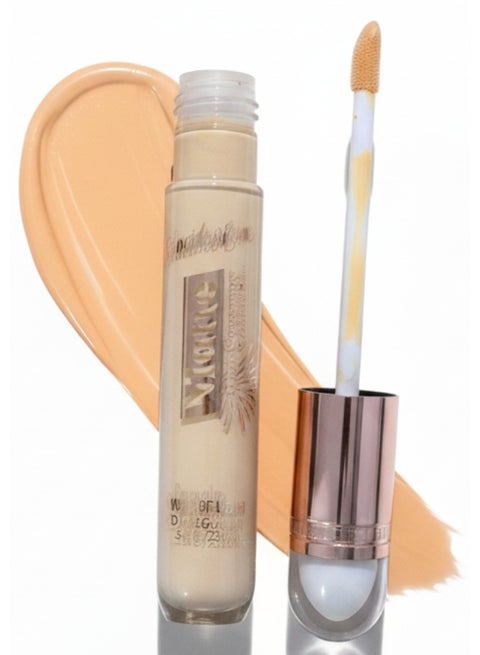 Sandra Cosmetics Matte High Coverage Concealer – Full Coverage Concealer Cream, Luminous Eye Corrector for Dark Circles, Hydrating & Anti-Aging Under Eye Concealer with Satin Finish