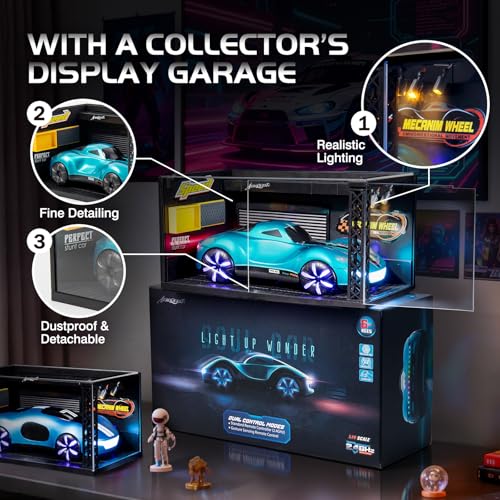 AEROQUEST Gesture Sensing Remote Control Car with Display Dust Cover GarageUSBC Rechargeable Drift RC Stunt Cars with LED LightSpraySound24GHz Toy for Kids ChristmasBirthday Gifts for Boys Girls - Image 5
