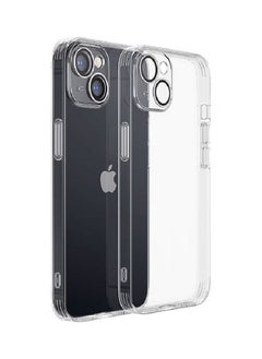 PROMASS JR-14Q3 TPU And Glass 6.7 Inches Durable Shockproof and Anti Yellowing Full Coverage Camera Unrestricted Button Access iPhone 14 Plus Clear Case Clear 
