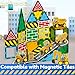 Oriate Rolling Construction Toys for Magnetic Tiles 5pcs Construction Vehicle Toys Compatible with Magnet Tiles Kids Trucks for Magnetic Building Blocks Magnetic Tiles Educational Gift Boys Girls - Image 4