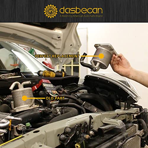 Dasbecan Upgraded 4 Ports CVT Transmission Oil Cooler - Compatible with 2007-2012 Sentra 2011-2014 Juke 2008-2013 Rogue - Replaces #216061XF0A 216063TX0A - Image 4