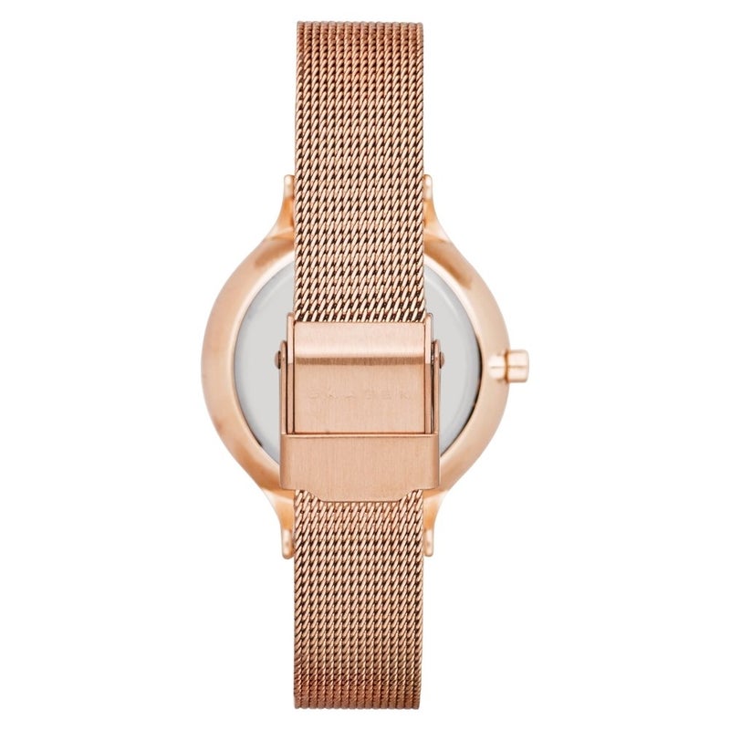 Skagen Women's Anita Lille Three-Hand Rose Gold Stainless Steel Mesh Band Watch (Model: SKW2151) - Image 2