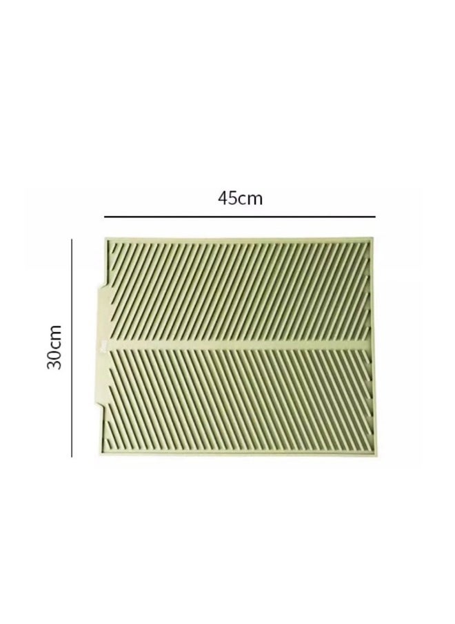 Bincoo - Tableware Drying Silicone Mat Coffee Shop Rubber Bar Service Splash Mat - Image 1