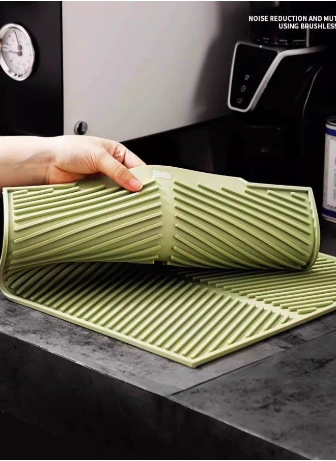 Bincoo - Tableware Drying Silicone Mat Coffee Shop Rubber Bar Service Splash Mat - Image 1