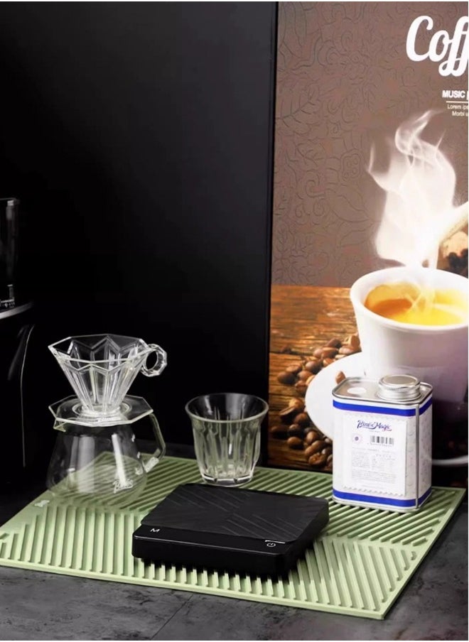Bincoo - Tableware Drying Silicone Mat Coffee Shop Rubber Bar Service Splash Mat - Image 1
