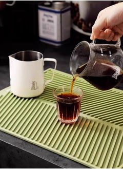 Bincoo Tableware Drying Silicone Mat Coffee Shop Rubber Bar Service Splash Mat  - Image 1