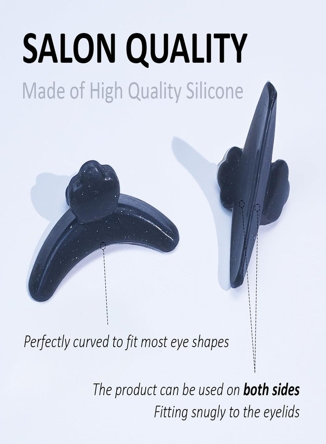 PERMANIA Lash Revise Pad, Eyelash Fix Shields Reusable Lash Separator Palette Silicone Plate Lash Lift Tool (Black) - Image 3