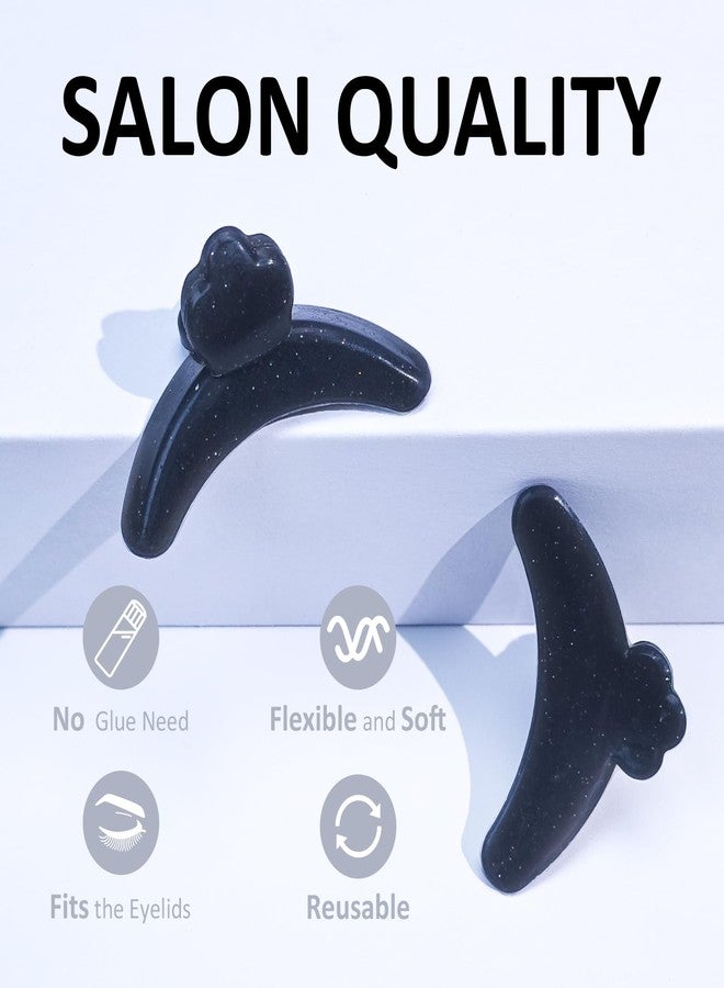 PERMANIA Lash Revise Pad, Eyelash Fix Shields Reusable Lash Separator Palette Silicone Plate Lash Lift Tool (Black) - Image 5