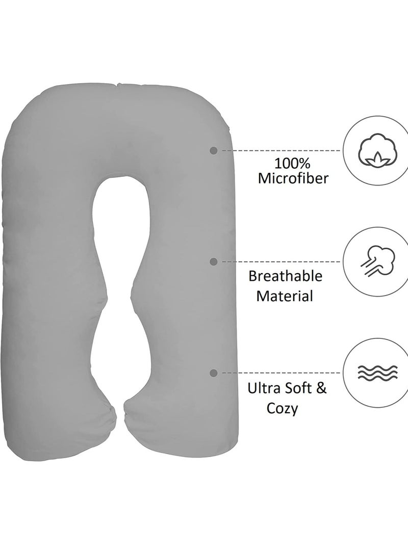 Sleep night Comfortable Pregnancy & Maternity Pillow with Removable Washable Cover Full Body Support Pregnancy Pillow for Sleeping - Image 2