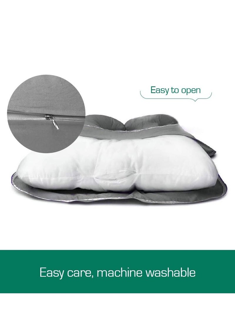 Sleep night Comfortable Pregnancy & Maternity Pillow with Removable Washable Cover Full Body Support Pregnancy Pillow for Sleeping - Image 4