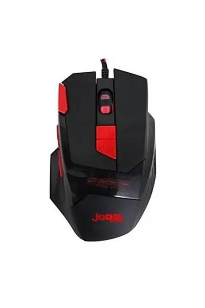 JeDEL GM625 Colorful Lighting Wired Optical Gaming Mouse - Image 1
