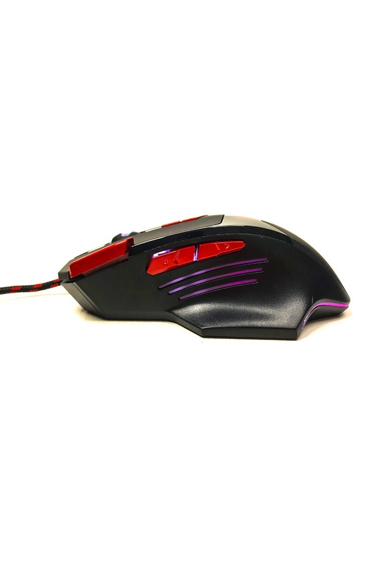 JeDEL GM625 Colorful Lighting Wired Optical Gaming Mouse - Image 2