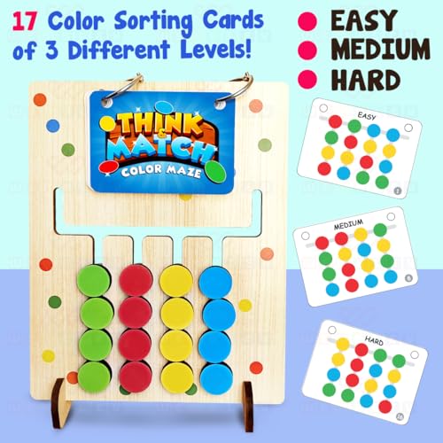 Wembley Wooden Toys Puzzle Game for Kids and Adult | Intelligence Brain Teaser | Colorful Tetris-Style Blocks on a Smooth Wooden Hexagon Board - Non Toxic - Image 4