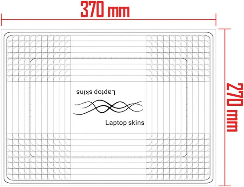 LSS 15 15.6 inch Laptop Notebook Skin Sticker Cover Art Decal Fits 13.3" 14" 15.6" 16" HP Dell Lenovo Apple Asus Acer Compaq (Free 2 Wrist Pad Included) Pink Heart - Image 3