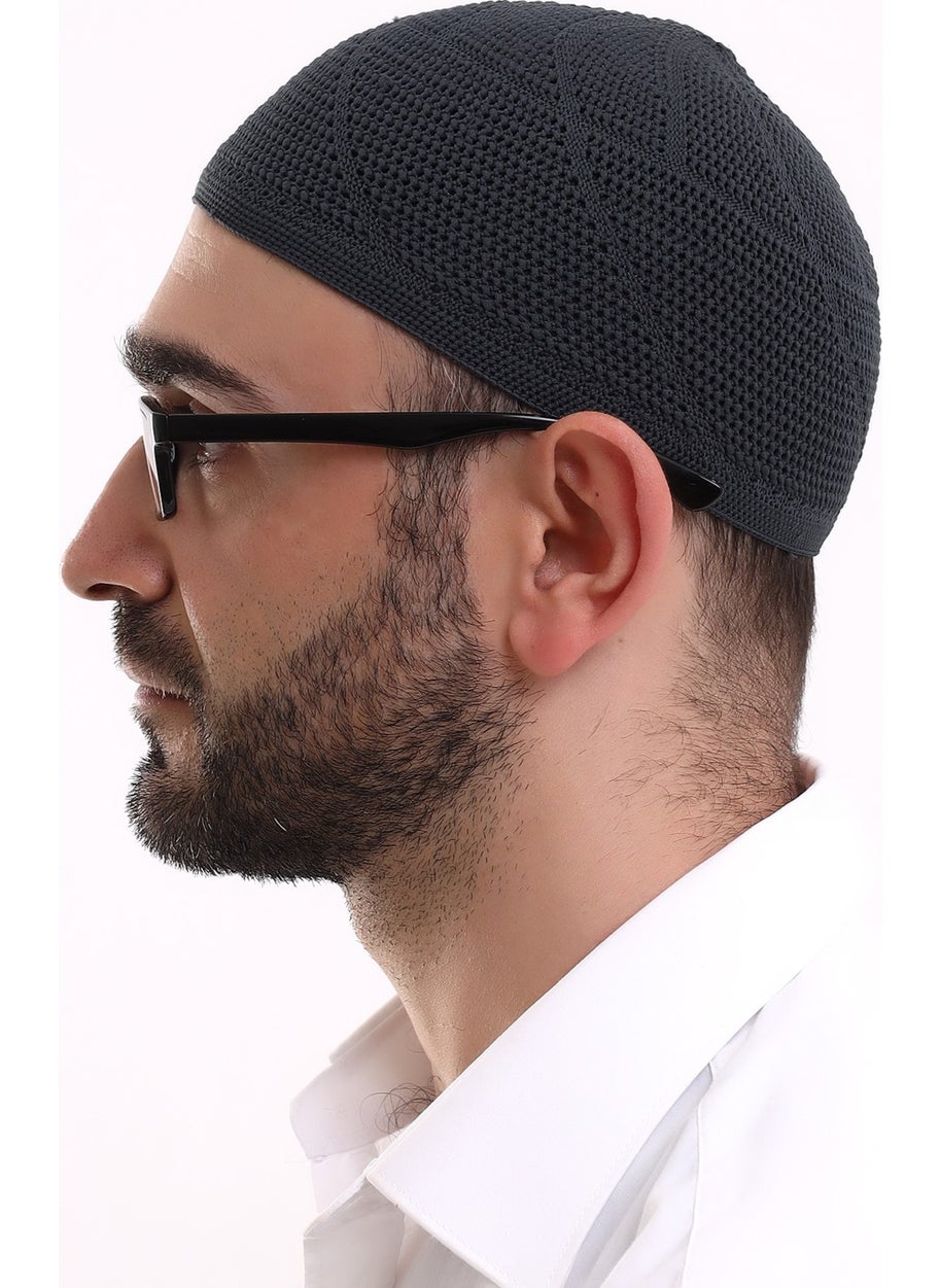 İhvan Online كاب رأس أسود محبوك من القطن بلويزة مكينة  - Image 3