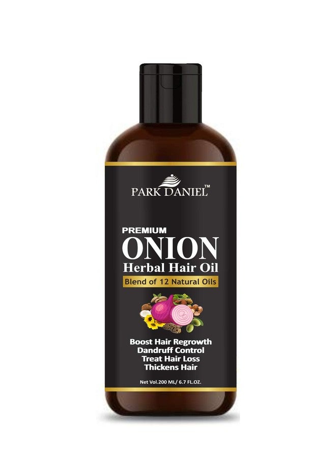Park Daniel Onion oil For Hair Growth, Yellow, 200 ml - Image 1