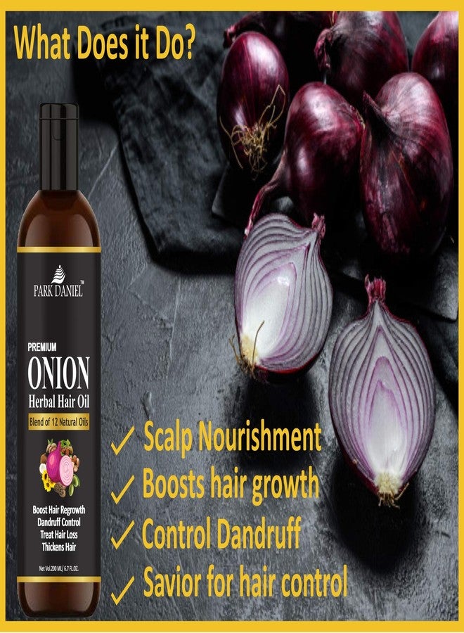 Park Daniel Onion oil For Hair Growth, Yellow, 200 ml - Image 3