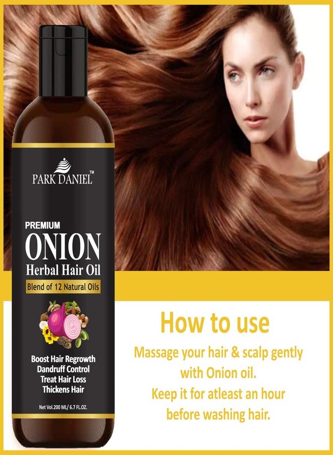 Park Daniel Onion oil For Hair Growth, Yellow, 200 ml - Image 4