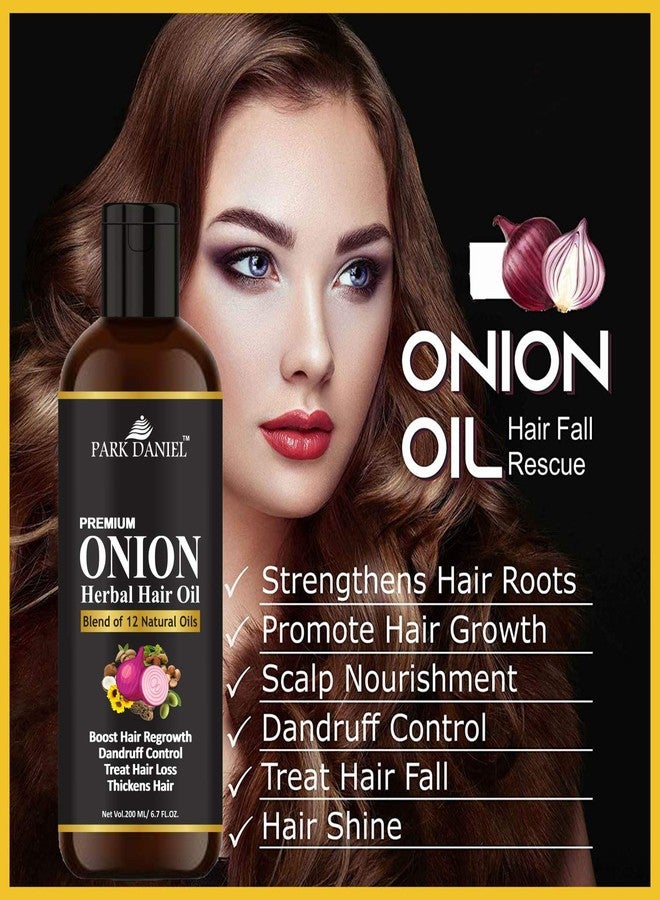 Park Daniel Onion oil For Hair Growth, Yellow, 200 ml - Image 2