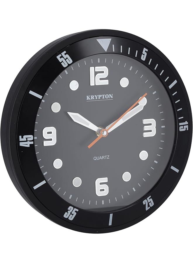 كريبتون ساعة حائط كبيرة دائرية بتصميم عصري سهلة القراءة، ساعة حائط دائرية مزخرفة لغرفة المعيشة وغرفة النوم - Image 5