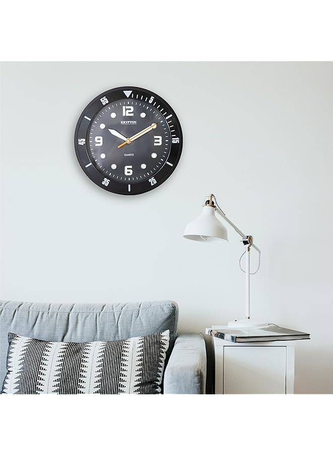 كريبتون ساعة حائط كبيرة دائرية بتصميم عصري سهلة القراءة، ساعة حائط دائرية مزخرفة لغرفة المعيشة وغرفة النوم - Image 4