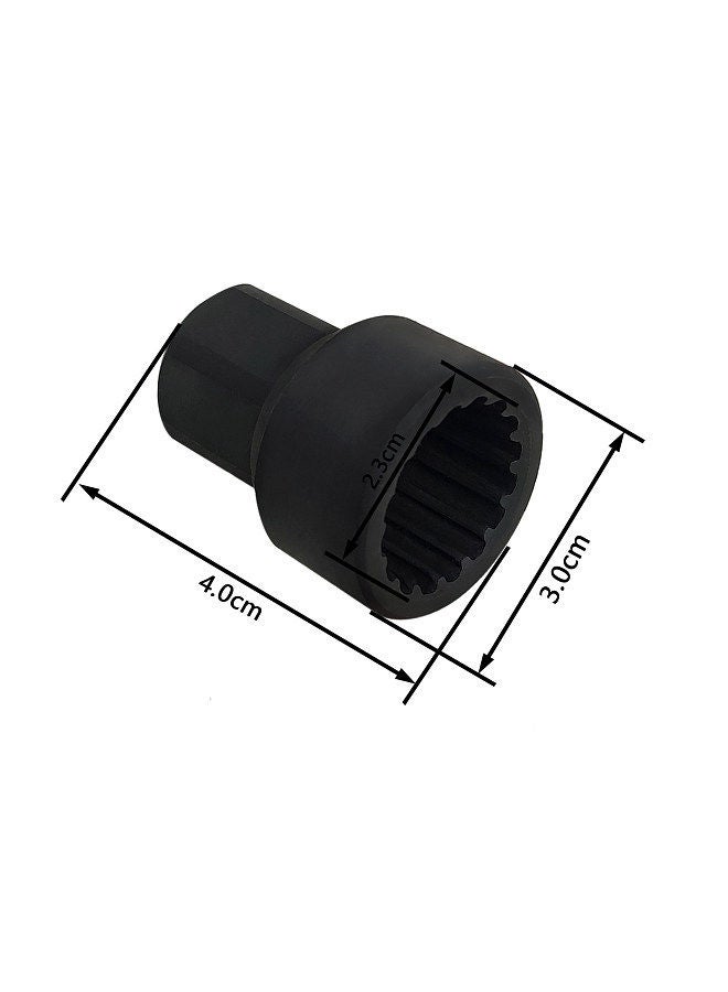 Camshaft VANOS Socket 1/2in Dr x 22mm 16PT Replacement for BMW B38 B48 B58 Engine