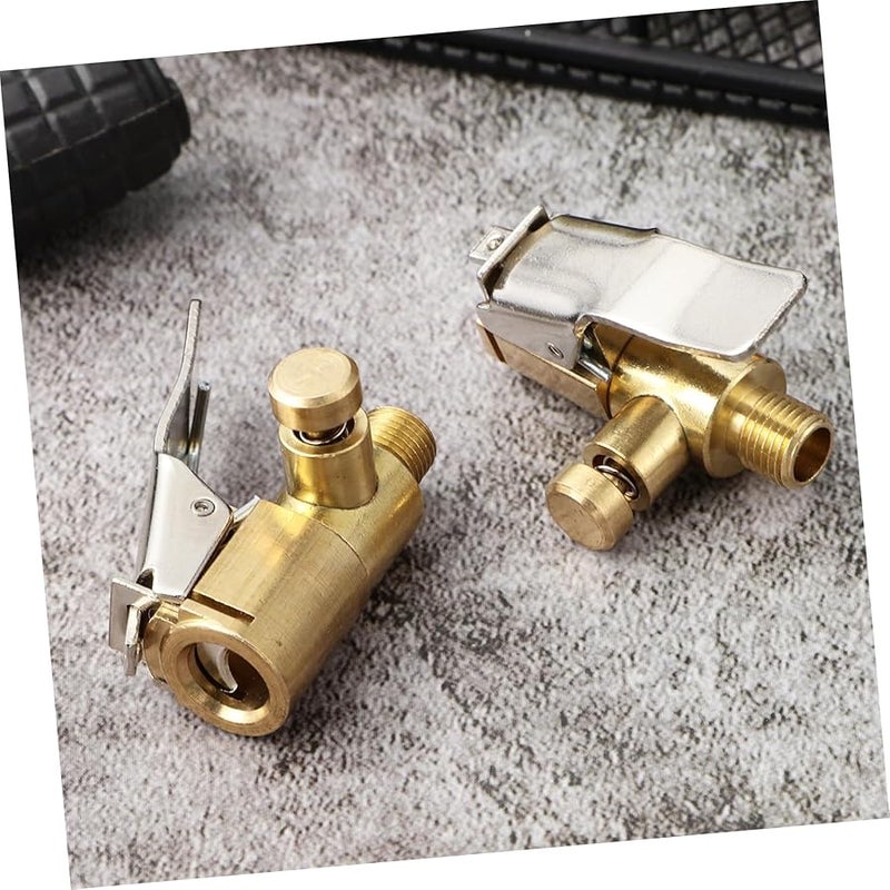 Quick Connect Locking Tire Chuck Adapter for Air Pumps Cars Bikes Motorcycles 2PCS - Image 5