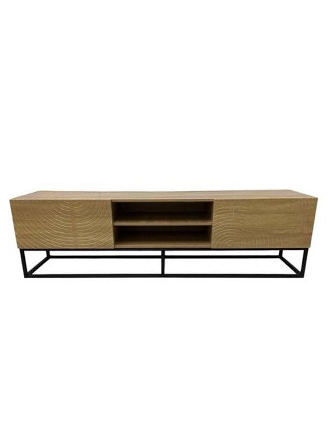 Living Wooden Plasma TV Table With Shelf 140x40x50 CM