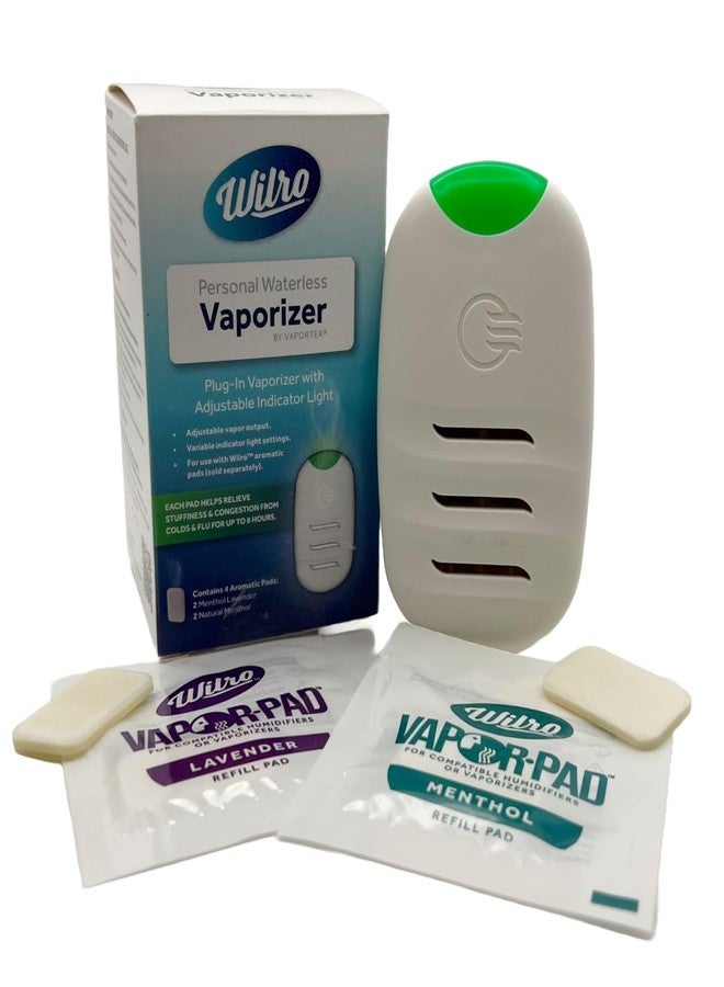 Wilro Waterless Vaporizer Includes Two Menthol and Two Lavender Vapor Pads - Image 1