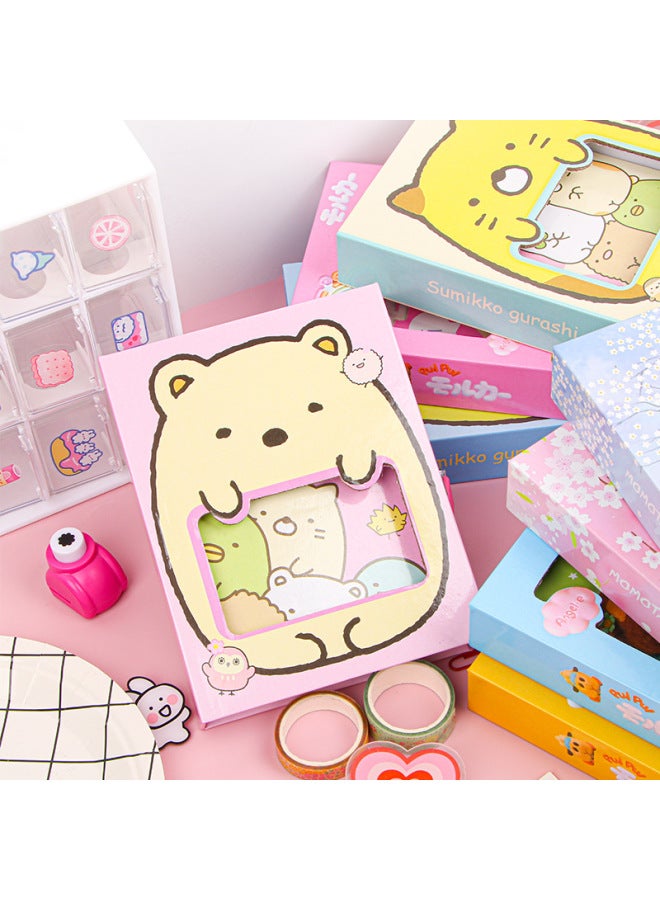 دفتر يوميات كرتوني إبداعي لطالب Cute مزود بكلمة مرور مع قفل، دفتر ملاحظات مغلف هدية للأطفال كتاب يوميات - Image 3