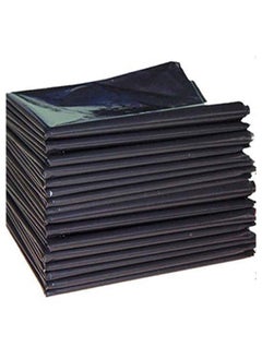SNH Packing Garbage Bag Black 65x95 Biodegradable Trash Bags Compostable Kitchen Bin Liners Vest Handy Trash Bags For Home Office Trash Can Grocery Bag Trash Plastic Bag Pack Of 20 Pieces  - Image 2