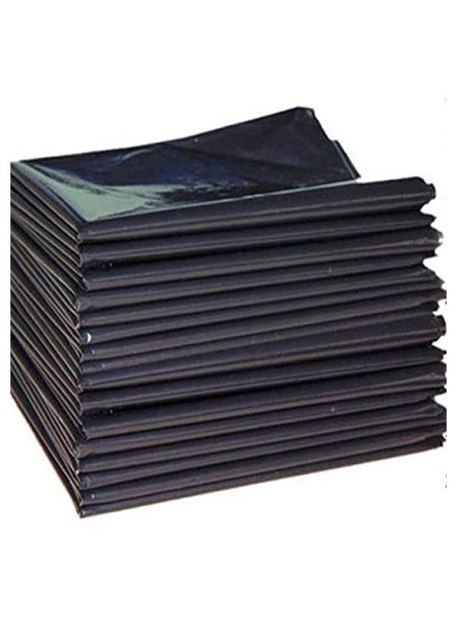 SNH Packing Garbage Bag Black 65x95 Biodegradable Trash Bags Compostable Kitchen Bin Liners Vest Handy Trash Bags For Home Office Trash Can Grocery Bag Trash Plastic Bag Pack Of 20 Pieces  - Image 2