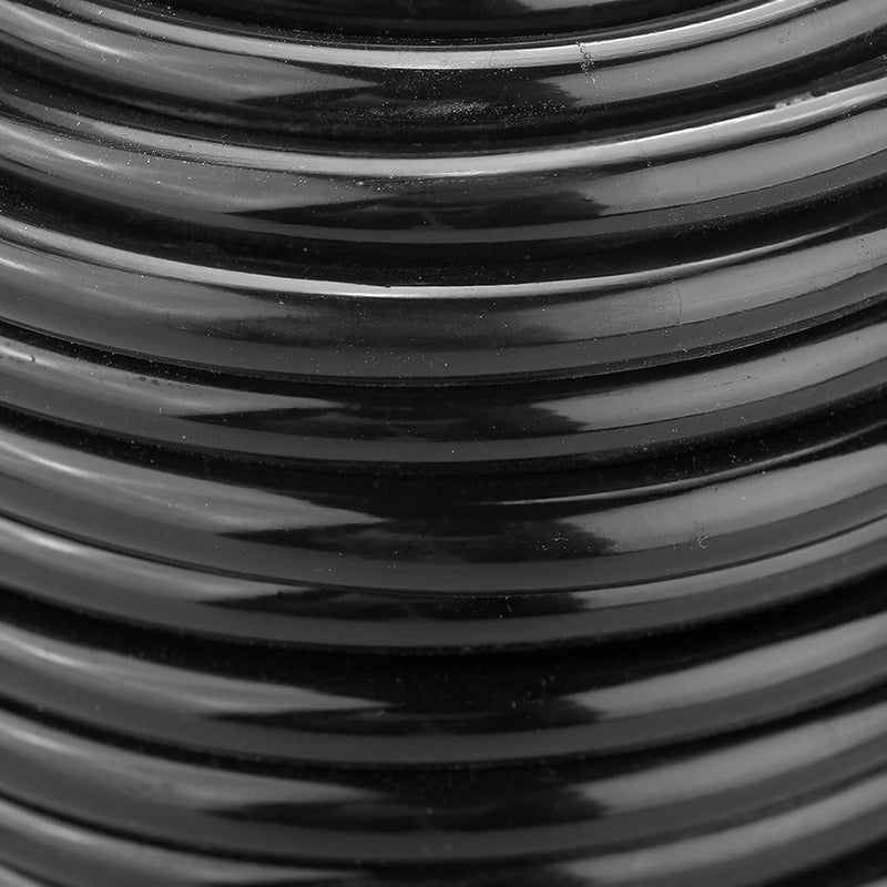 klarako Garden Hose, Plastic Water Pipe PVC Irrigation Tube Heavy Duty Flexible Lightweight Black Tubing for Outdoor Agriculture Lawn Garden Watering(50m) - Image 4